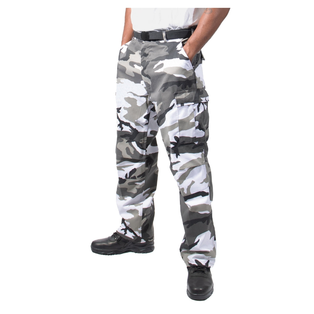 Rothco Relaxed Fit Zipper Fly BDU Pants (City Camo) - 3