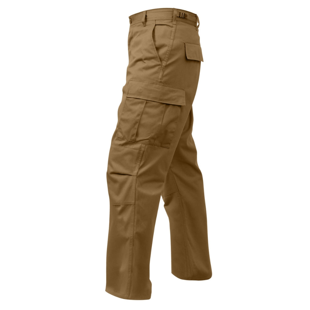 Rothco Relaxed Fit Zipper Fly BDU Pants (Coyote Brown) - 2