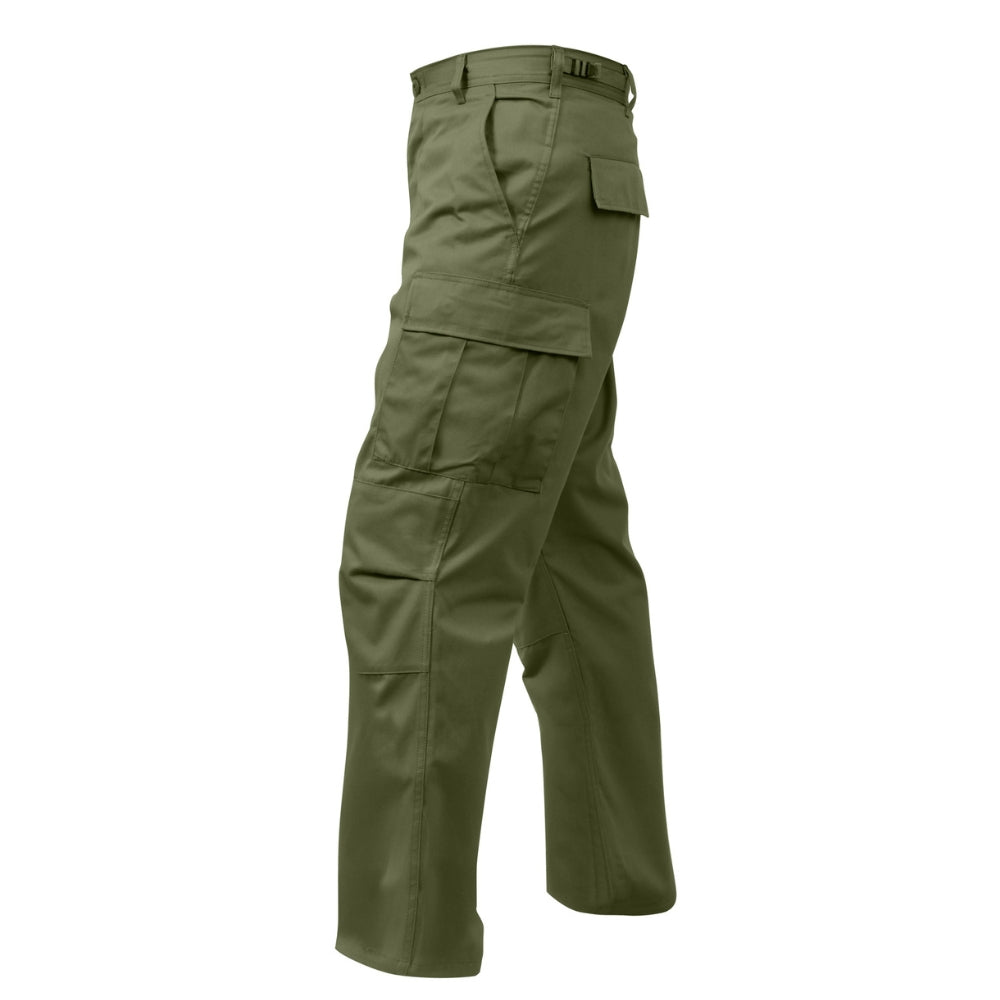 Rothco Relaxed Fit Zipper Fly BDU Pants (Olive Drab) - 2