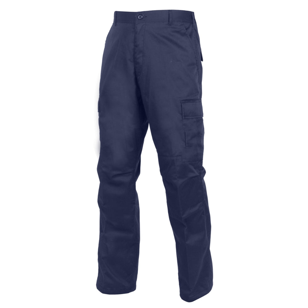 Rothco Relaxed Fit Zipper Fly BDU Pants (Navy Blue) - 2