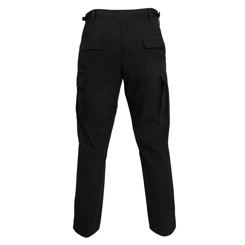 Rothco Rip-Stop BDU Pants Regular (Black) | All Security Equipment - 2