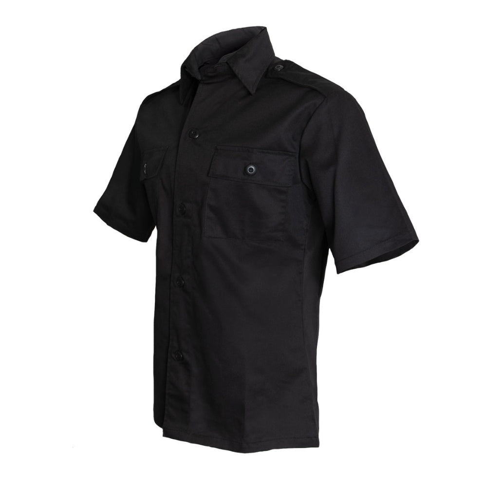 Rothco Short Sleeve Tactical Shirt - Black | All Security Equipment - 2