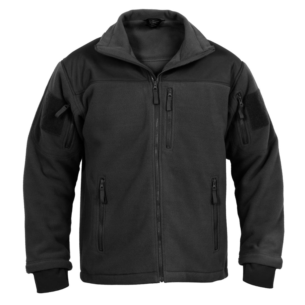Rothco Spec Ops Tactical Fleece Jacket (Black) | All Security Equipment - 1