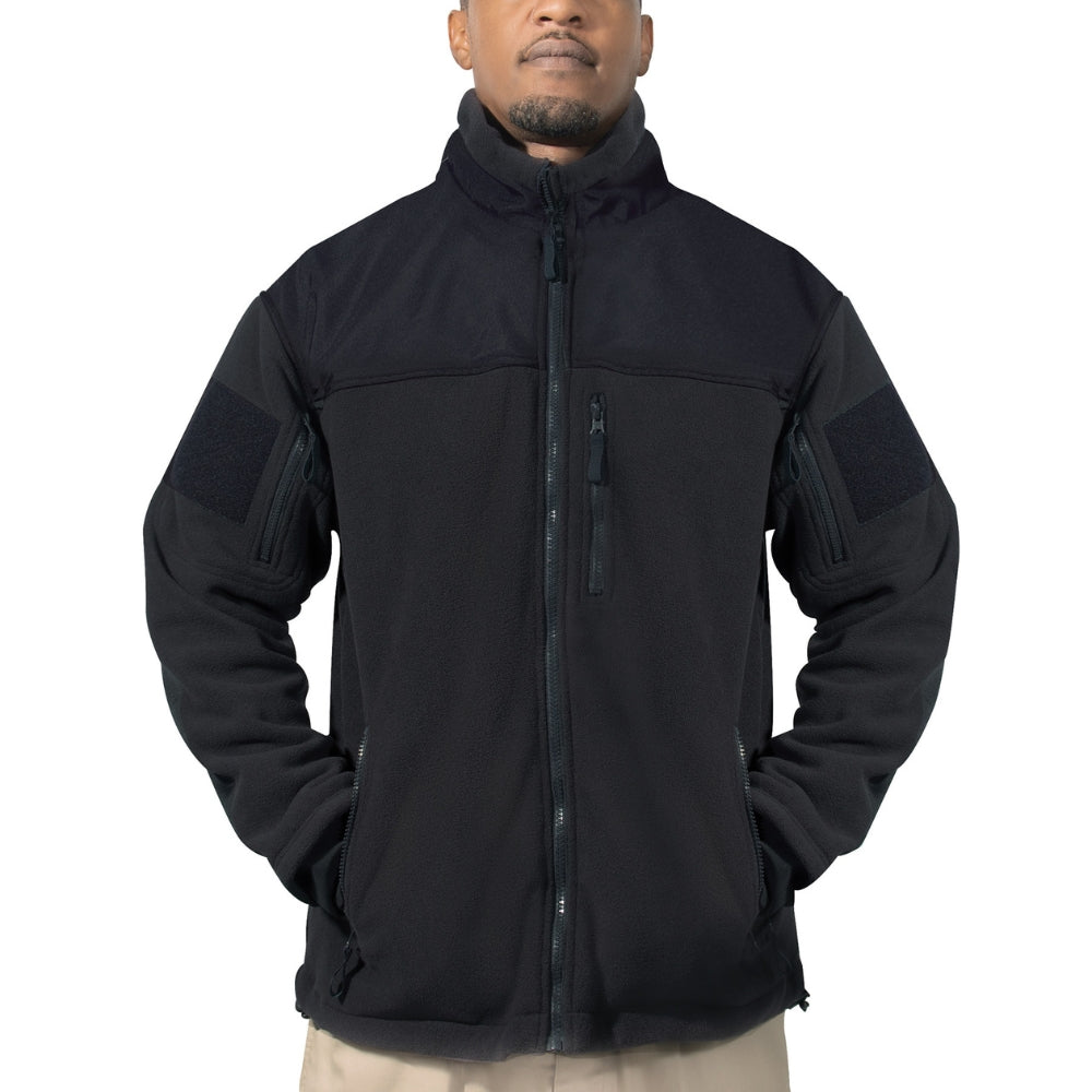 Rothco Spec Ops Tactical Fleece Jacket (Midnight Navy Blue) - 1