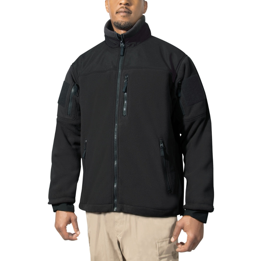 Rothco Spec Ops Tactical Fleece Jacket (Midnight Navy Blue) - 2