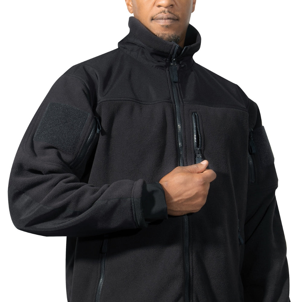 Rothco Spec Ops Tactical Fleece Jacket (Midnight Navy Blue) - 3