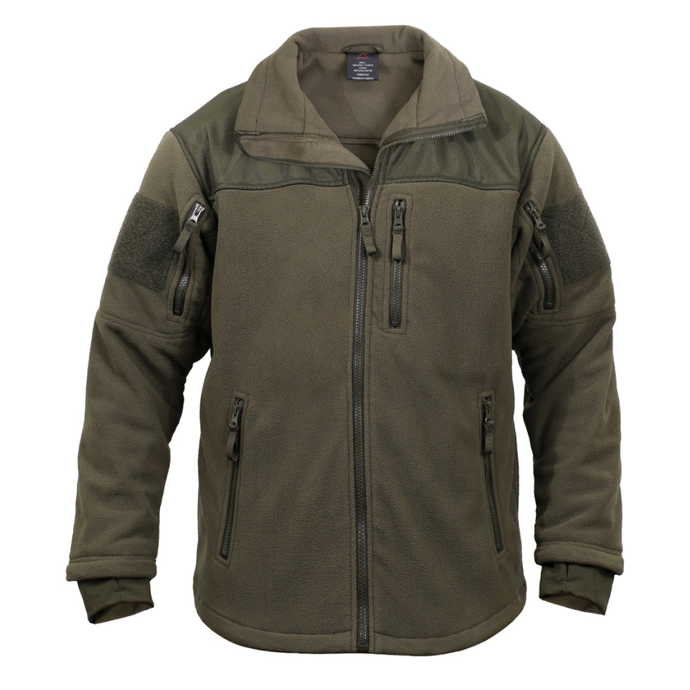 Rothco Spec Ops Tactical Fleece Jacket (Olive Drab) - 1