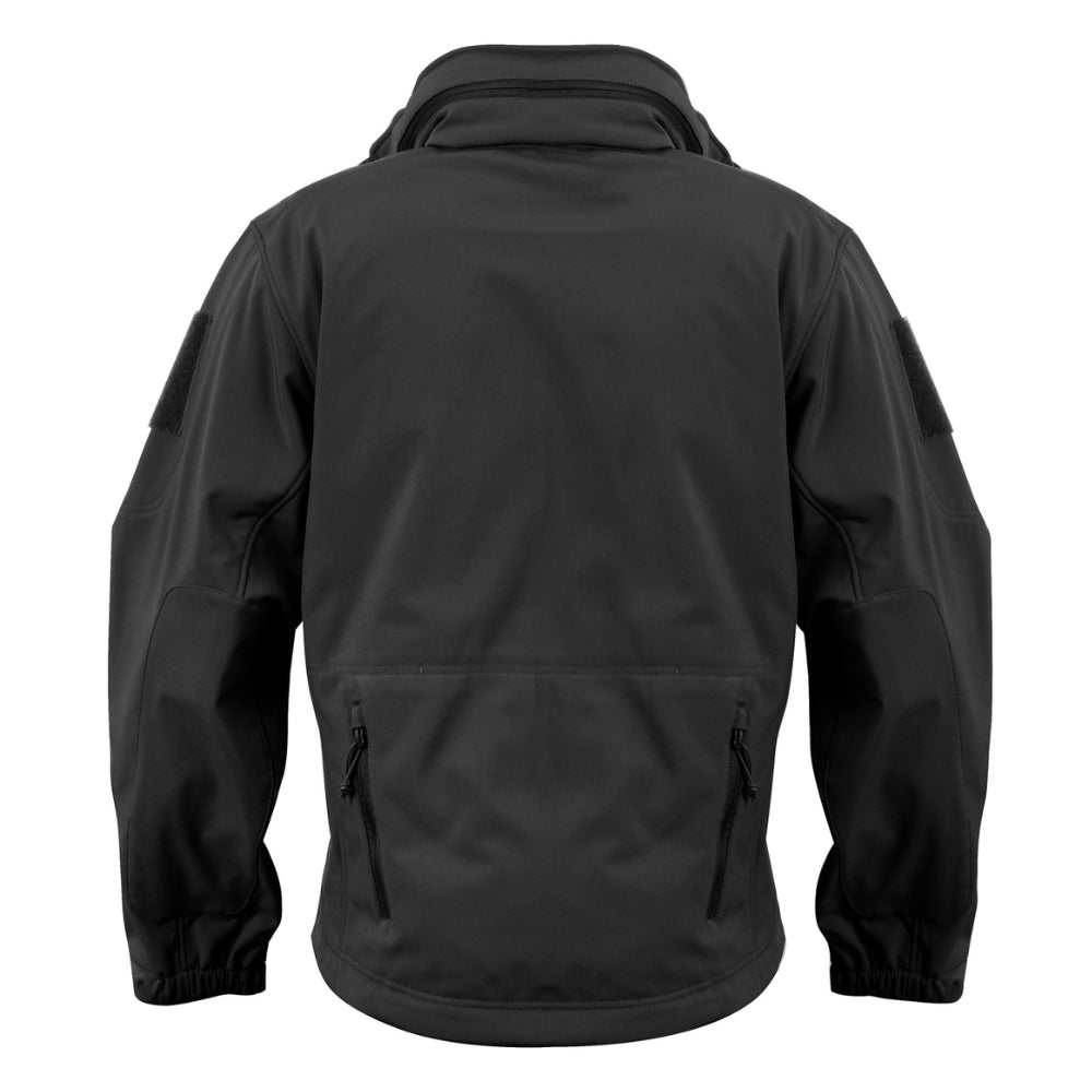Rothco Special Ops Tactical Soft Shell Jacket (Black) - 4