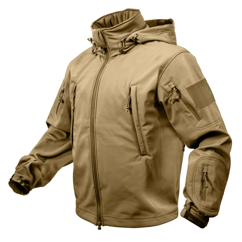 Rothco Special Ops Tactical Soft Shell Jacket (Coyote Brown) - 2