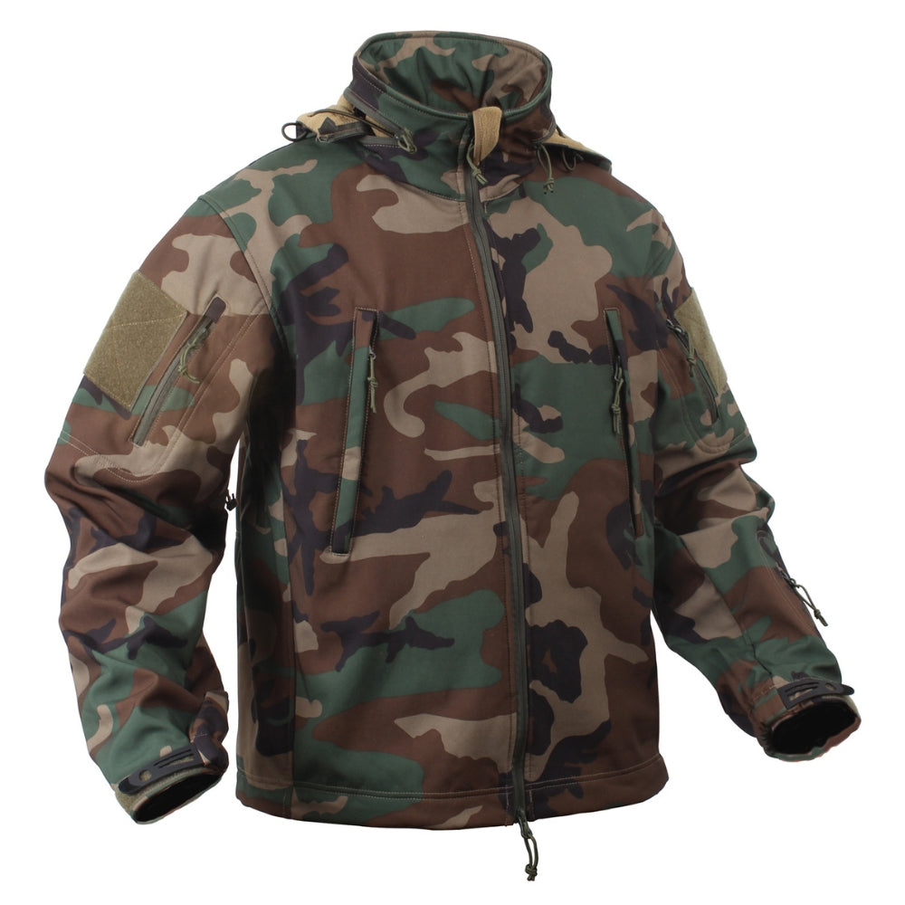 Rothco Special Ops Tactical Soft Shell Jacket (Woodland Camo) - 2