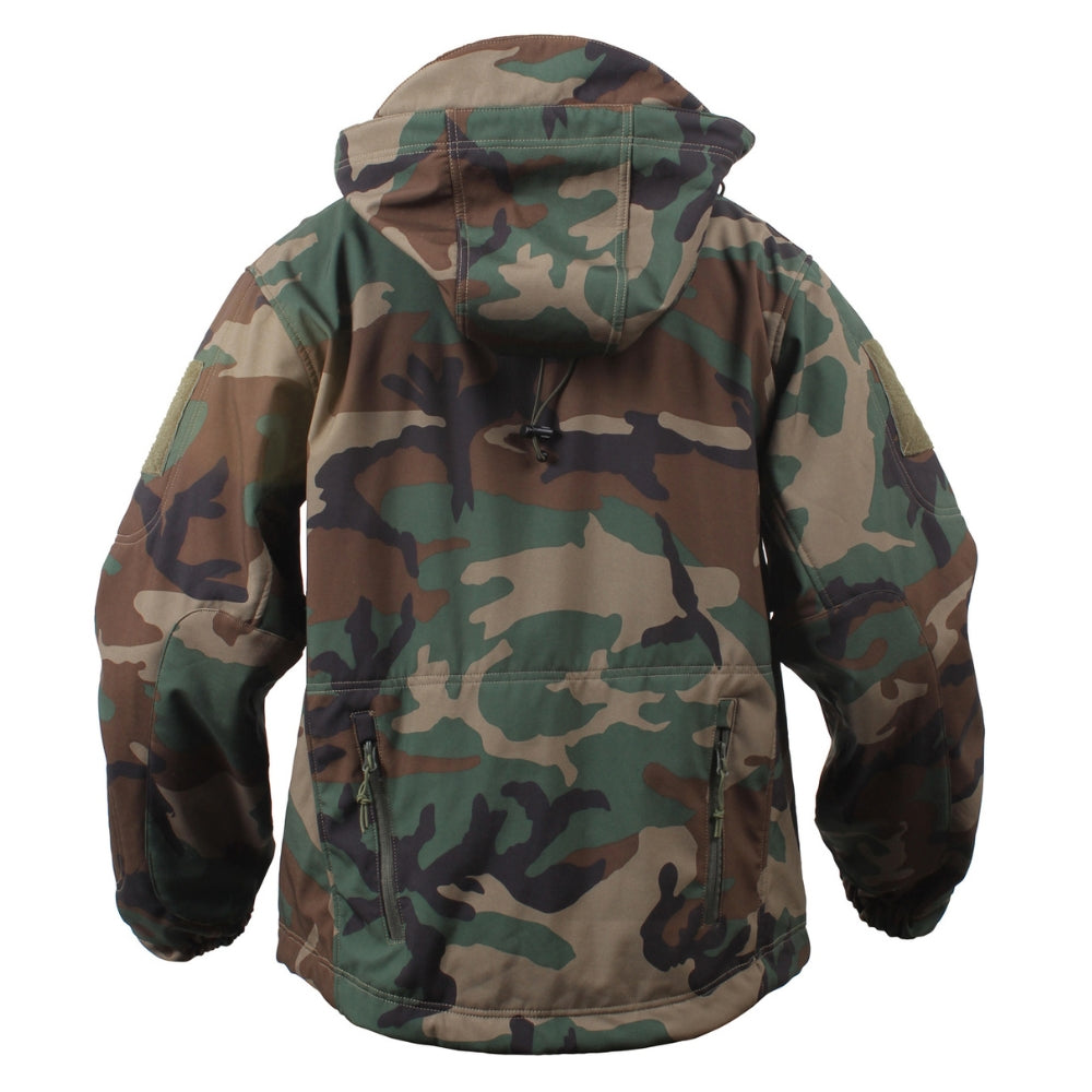 Rothco Special Ops Tactical Soft Shell Jacket (Woodland Camo) - 4