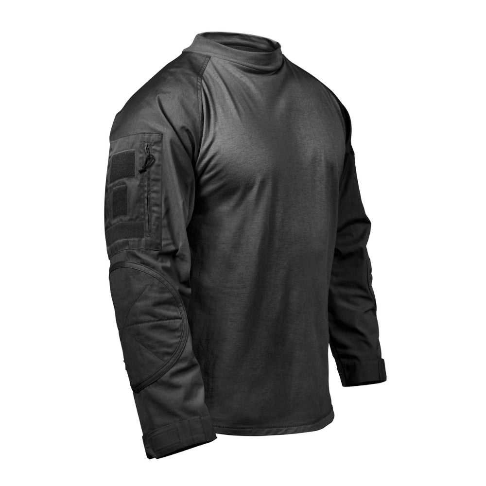 Rothco Tactical Airsoft Combat Shirt (Black) | All Security Equipment - 1