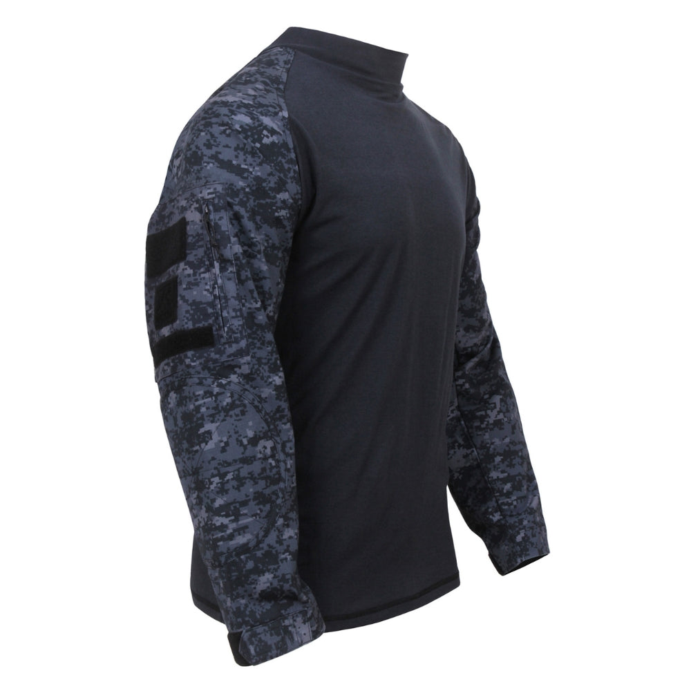 Rothco Tactical Airsoft Combat Shirt (Midnight Digital Camo)