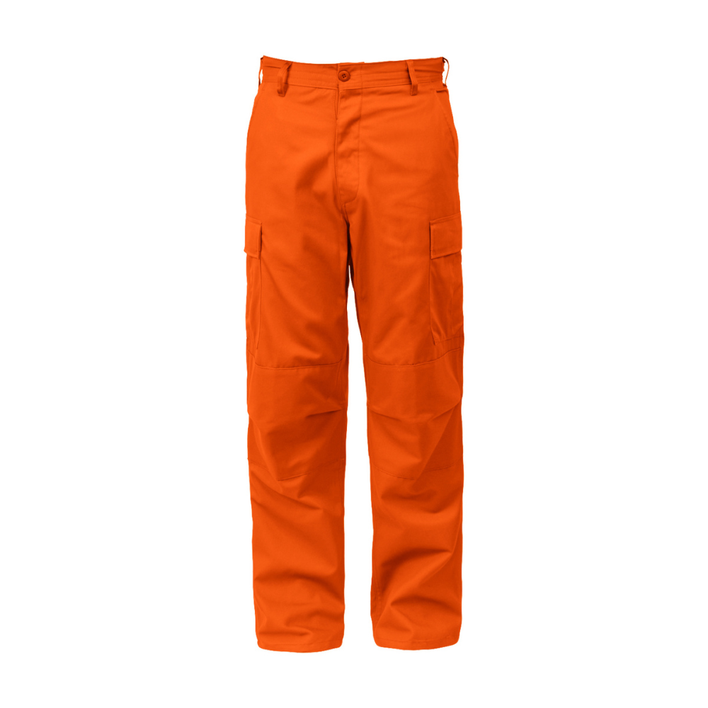 Rothco Tactical BDU Cargo Pants Regular Inseam (Blaze Orange) - 4