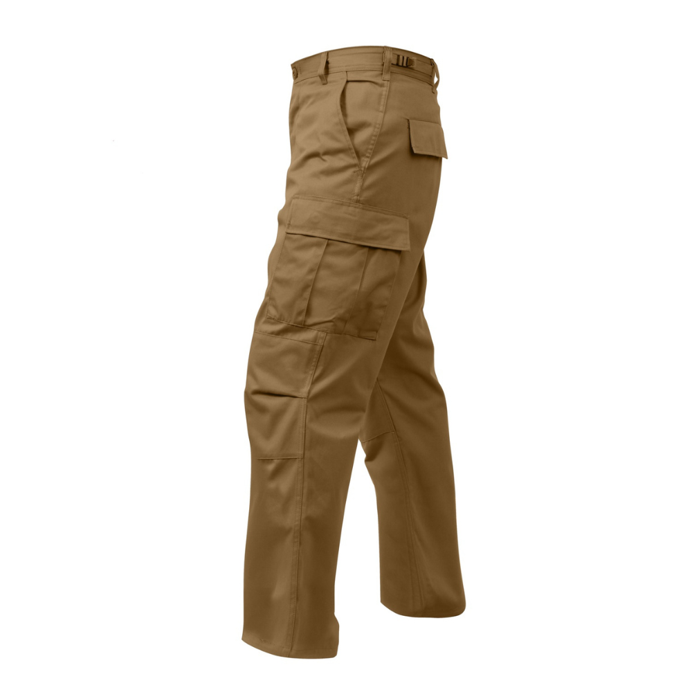 Rothco Tactical BDU Cargo Pants Regular Inseam (Coyote Brown)-1