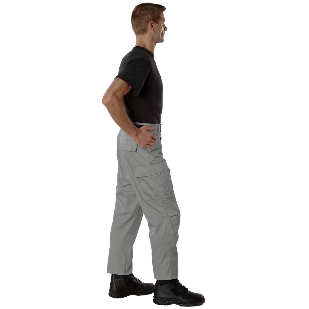 Rothco Tactical BDU Cargo Pants Regular Inseam (Grey)-7
