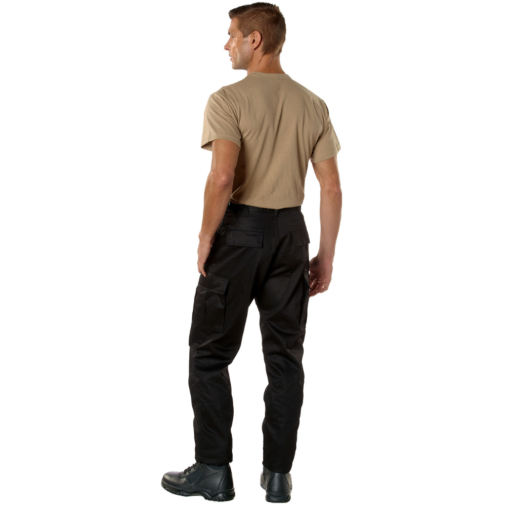 Rothco Tactical BDU Cargo Pants (Black) | All Security Equipment (6)