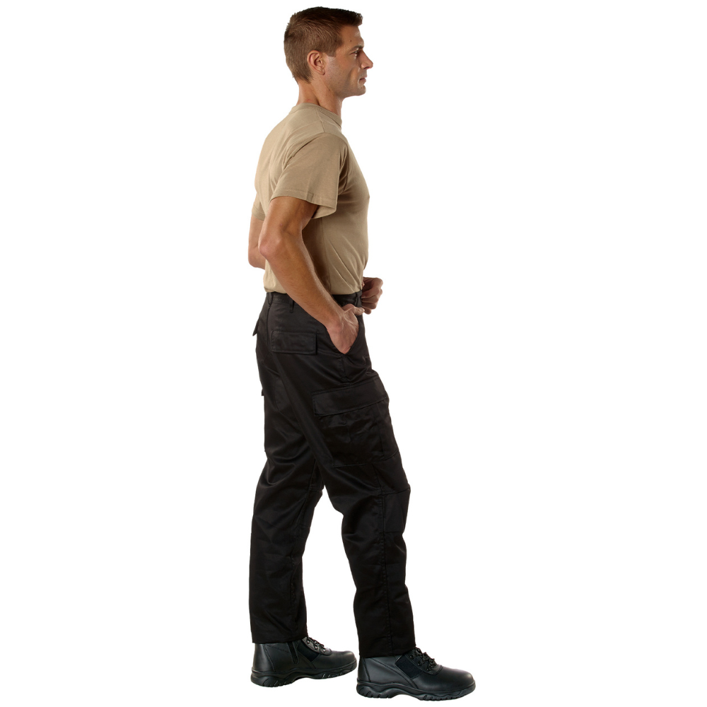 Rothco Tactical BDU Cargo Pants (Black) | All Security Equipment (7)