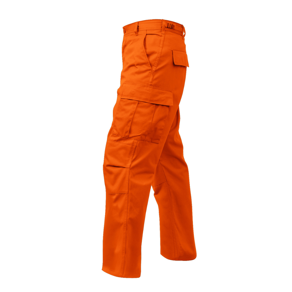 Rothco Tactical BDU Cargo Pants Regular Inseam (Blaze Orange) - 2