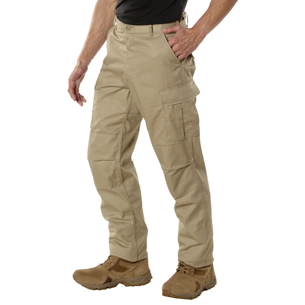 Rothco Tactical BDU Cargo Pants Regular Inseam (Khaki)-5