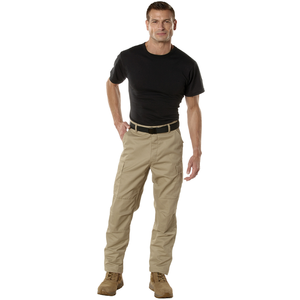 Rothco Tactical BDU Cargo Pants Regular Inseam (Khaki)-8