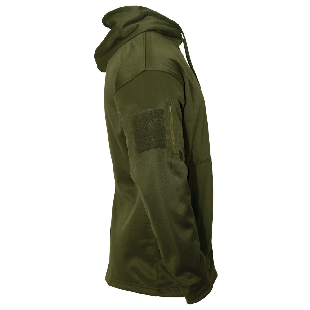 Rothco Thin Blue Line Concealed Carry Hoodie (Olive Drab) - 2