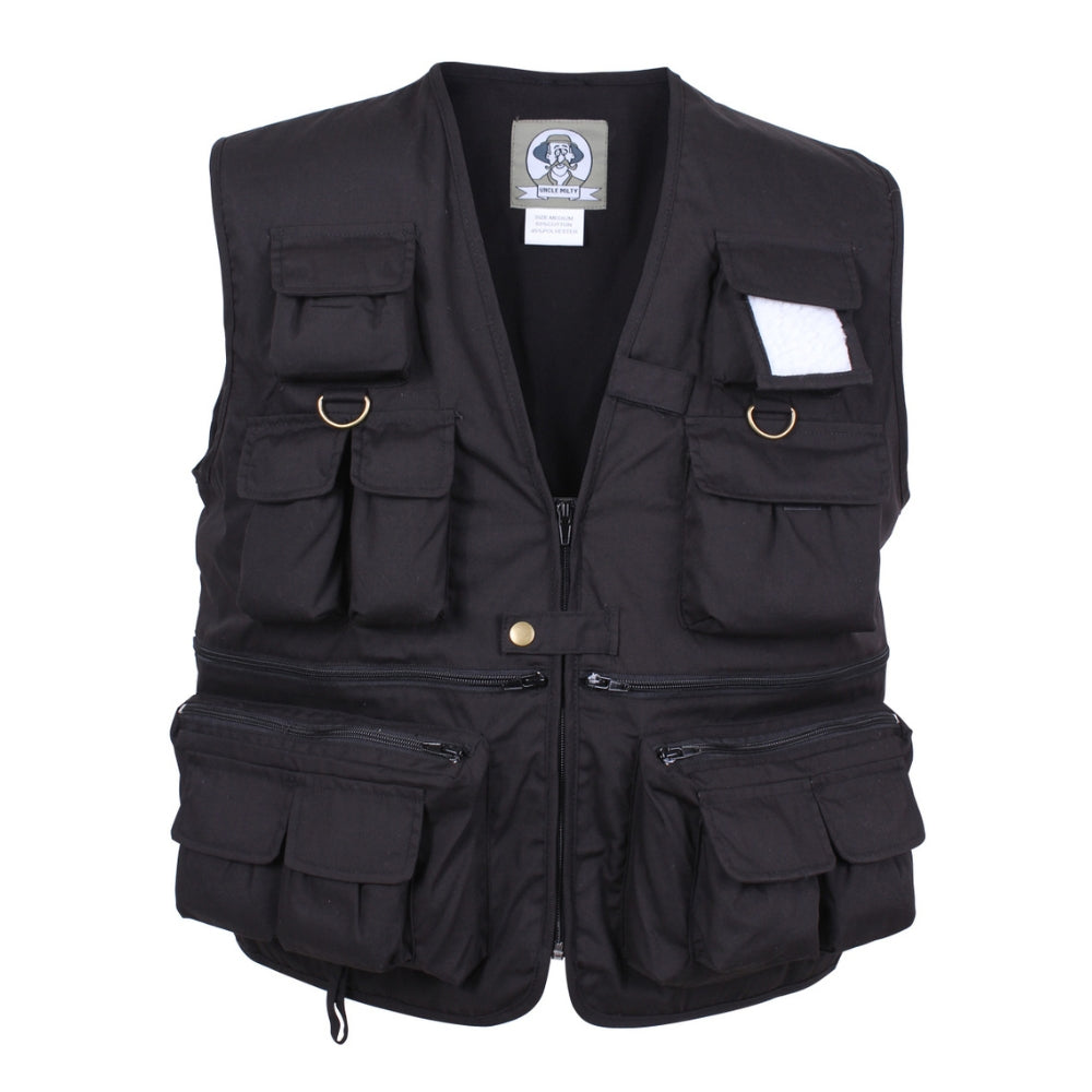 Rothco Uncle Milty Travel Vest (Black) | All Security Equipment - 1