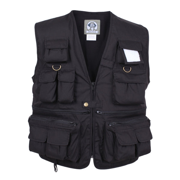 Rothco Uncle Milty Travel Vest (Black) | All Security Equipment