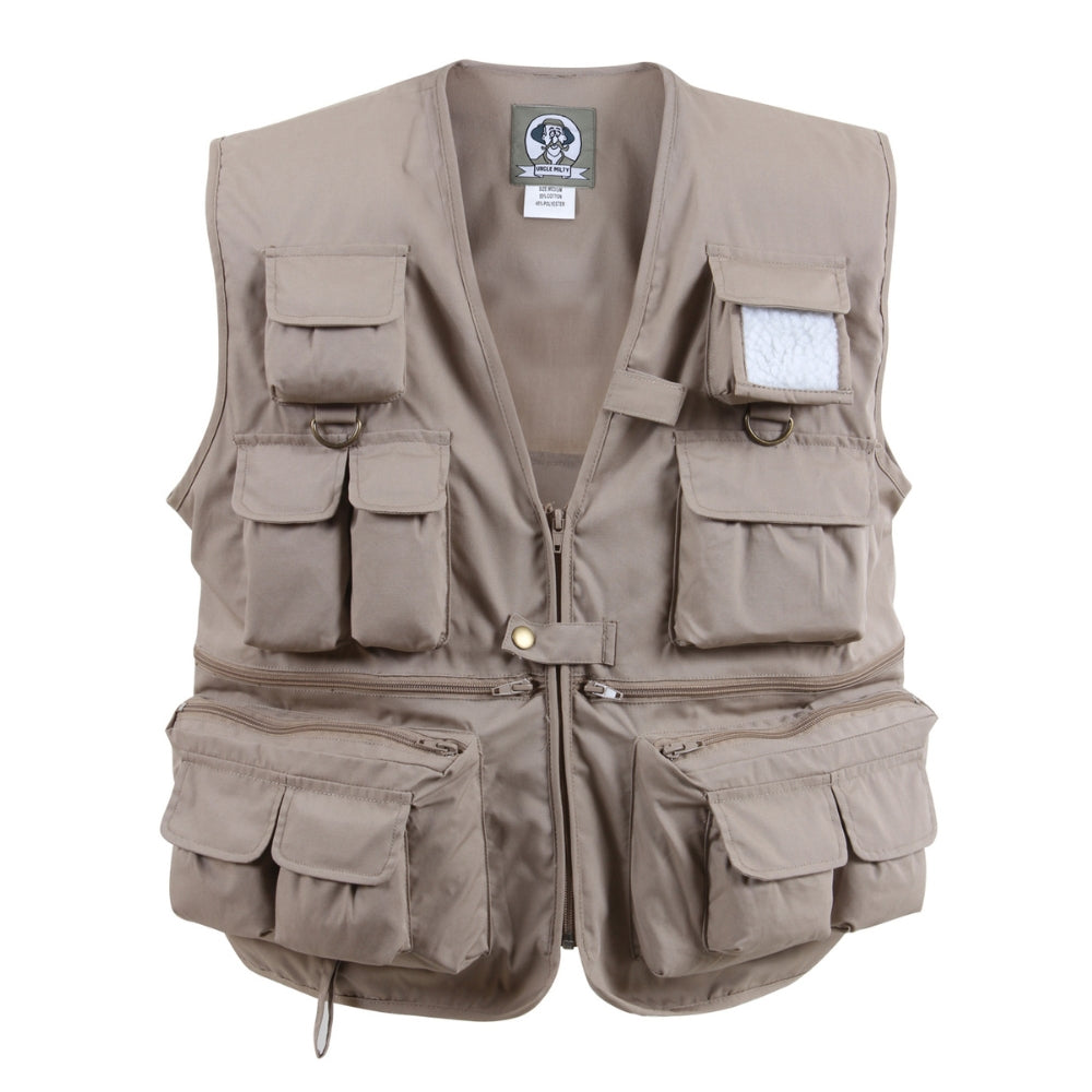 Rothco Uncle Milty Travel Vest (Khaki) | All Security Equipment - 1