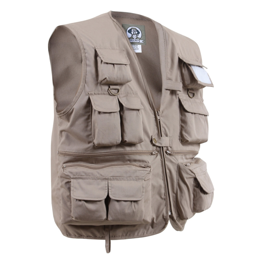 Rothco Uncle Milty Travel Vest (Khaki) | All Security Equipment - 3