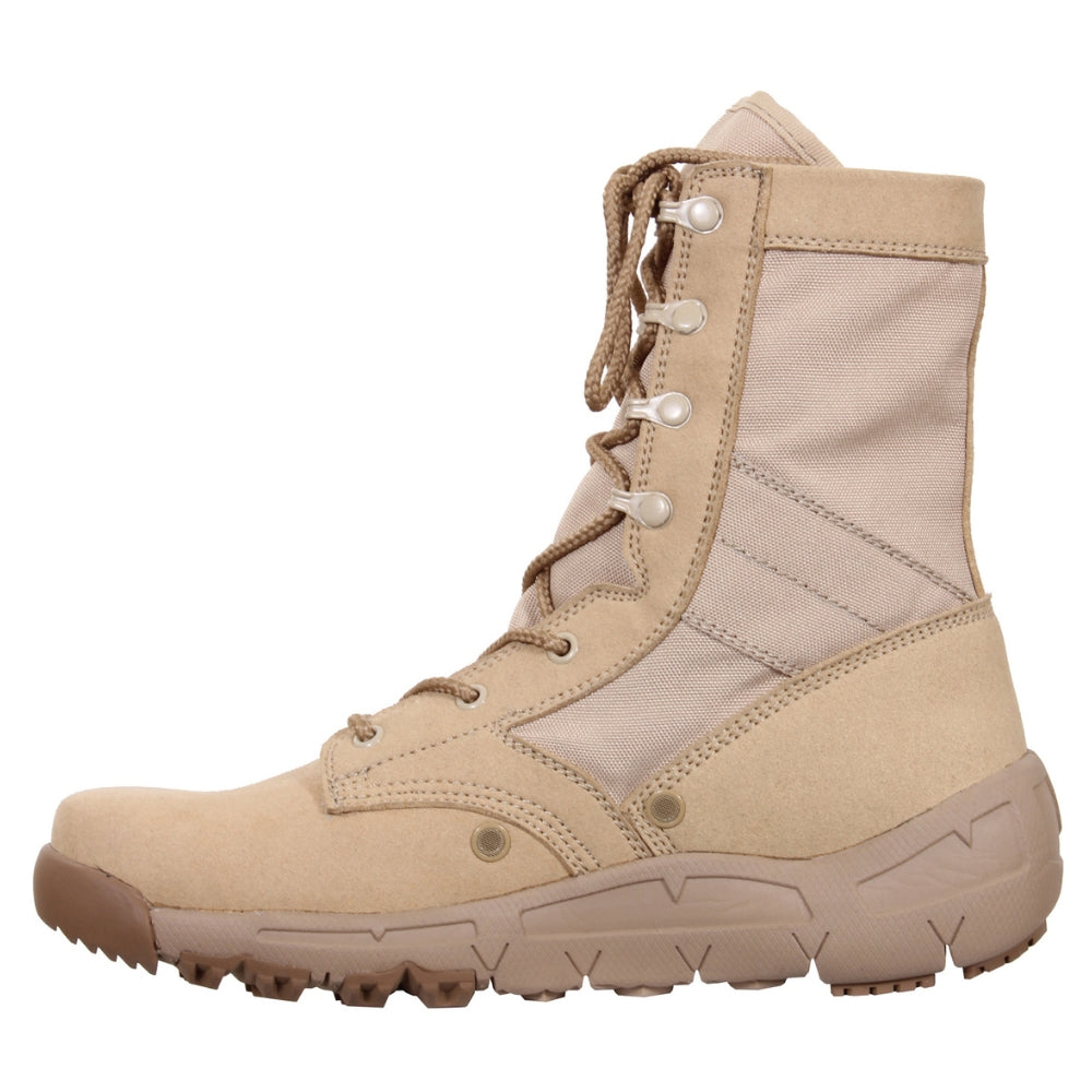 Rothco V-Max Lightweight Tactical Boot - 8 Inch Regular (Desert Sand) - 3