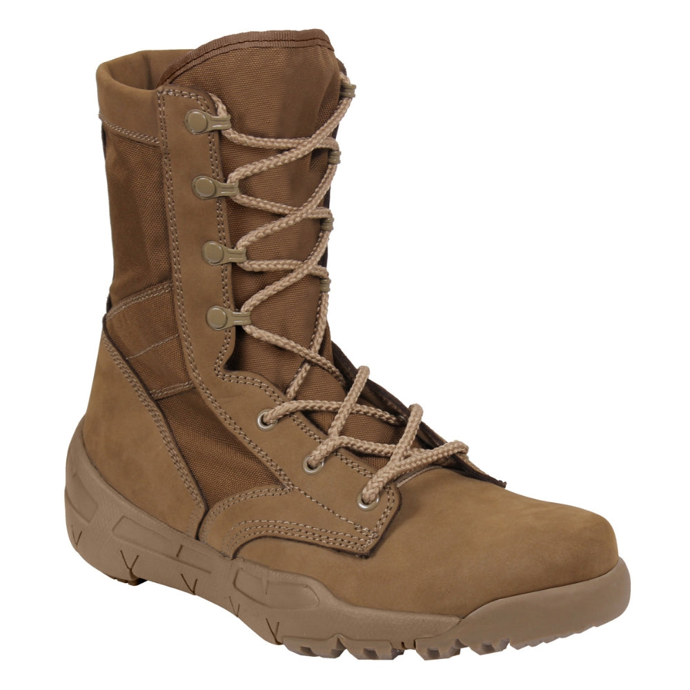 Rothco V-Max Lightweight Tactical Boot - 8 Inch (AR 670-1 Coyote Brown) - 2