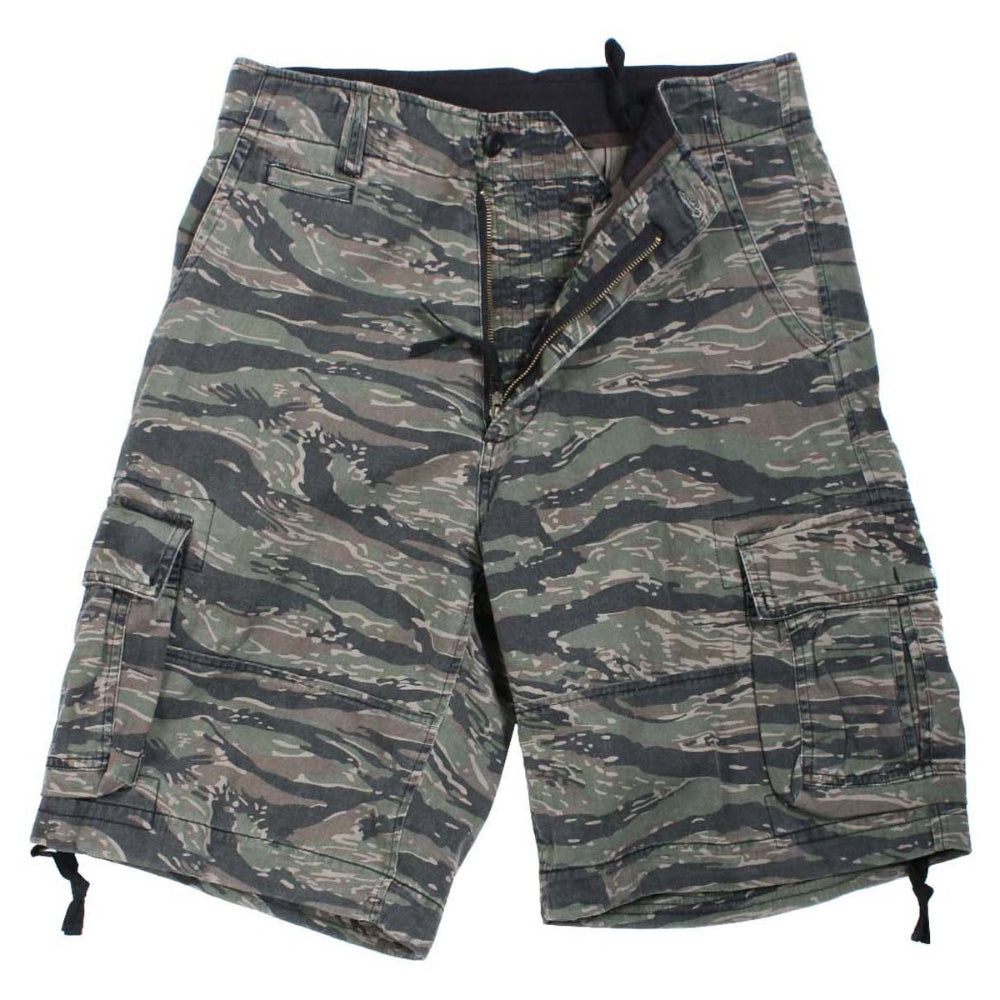 Rothco Vintage Camo Infantry Utility Shorts (Tiger Stripe Camo)