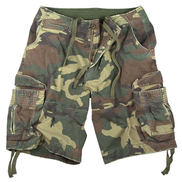 【セール 登場から人気沸騰】 Vintage Rothco Camo Camo) (Woodland Shorts Utility Infantry パンツ