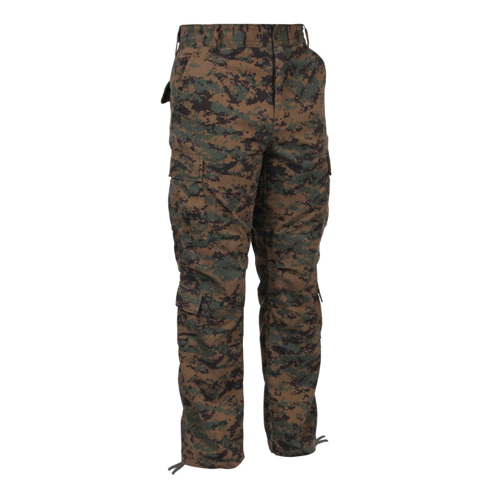 Rothco Vintage Camo Paratrooper Fatigue Pants (Woodland Digital Camo) - 1