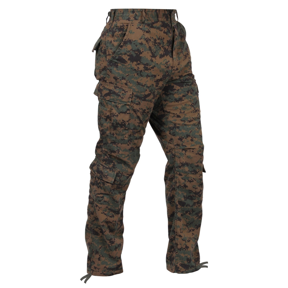 Rothco Vintage Camo Paratrooper Fatigue Pants (Woodland Digital Camo) - 2