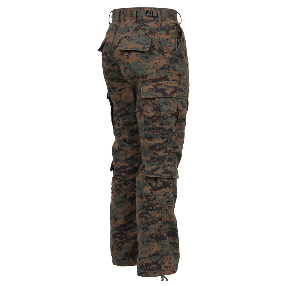 Rothco Vintage Camo Paratrooper Fatigue Pants (Woodland Digital Camo) - 3