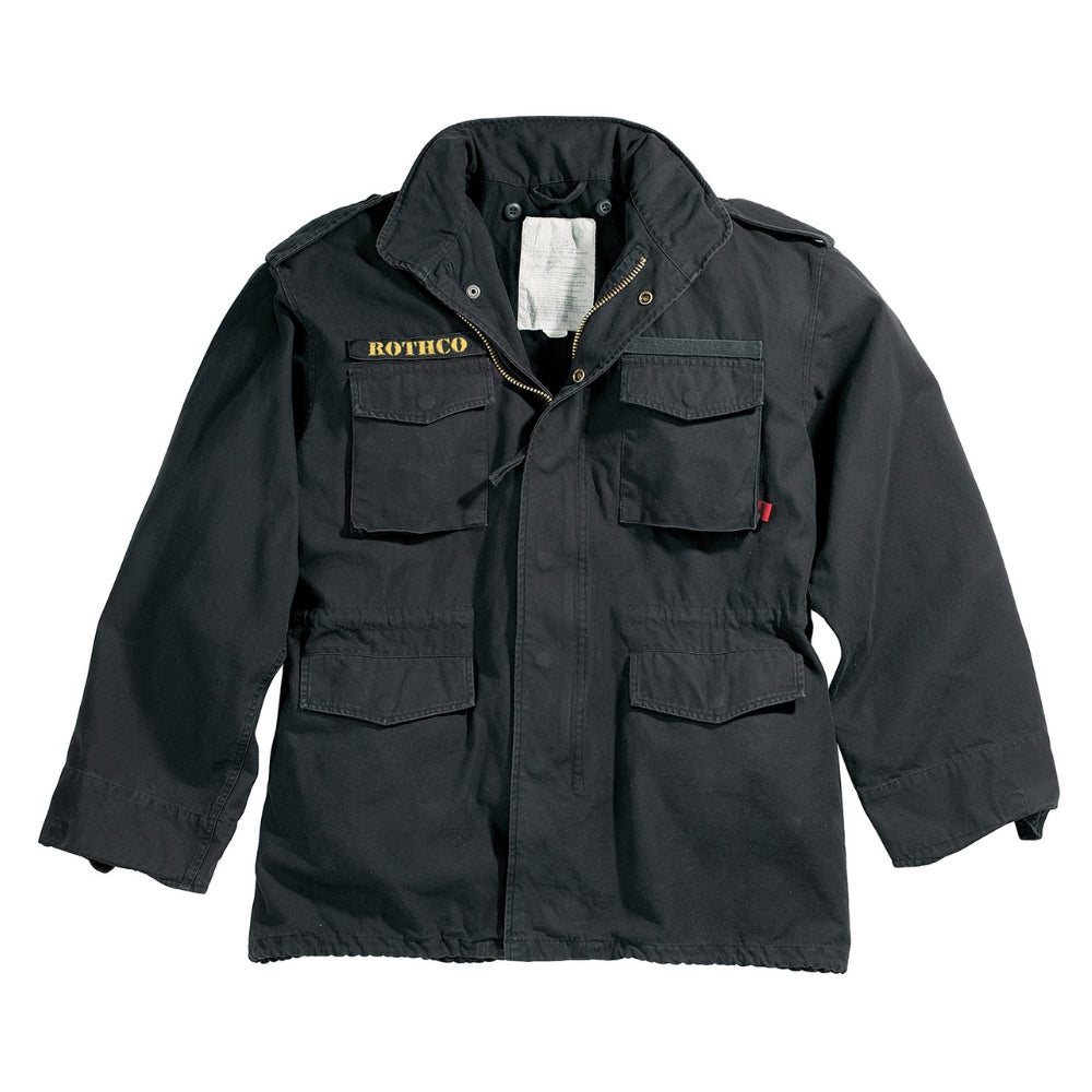 Rothco Vintage M-65 Field Jacket (Black) | All Security Equipment