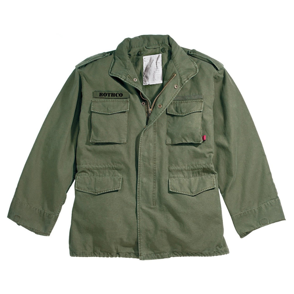 Rothco Vintage M-65 Field Jacket (Olive Drab) | All Security Equipment