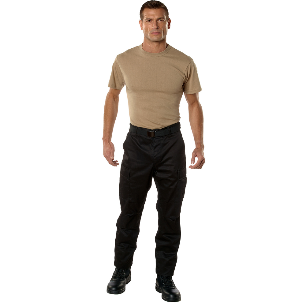 Rothco Tactical BDU Cargo Pants (Black) | All Security Equipment (8)