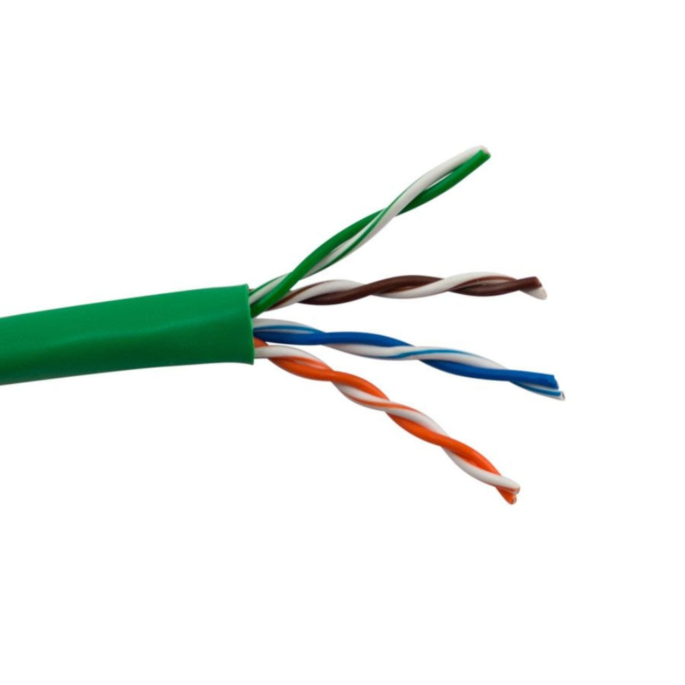 SCP CAT5E Unshielded Cable PVC - Green (1000 ft. Box) SCP-CAT5E-GN