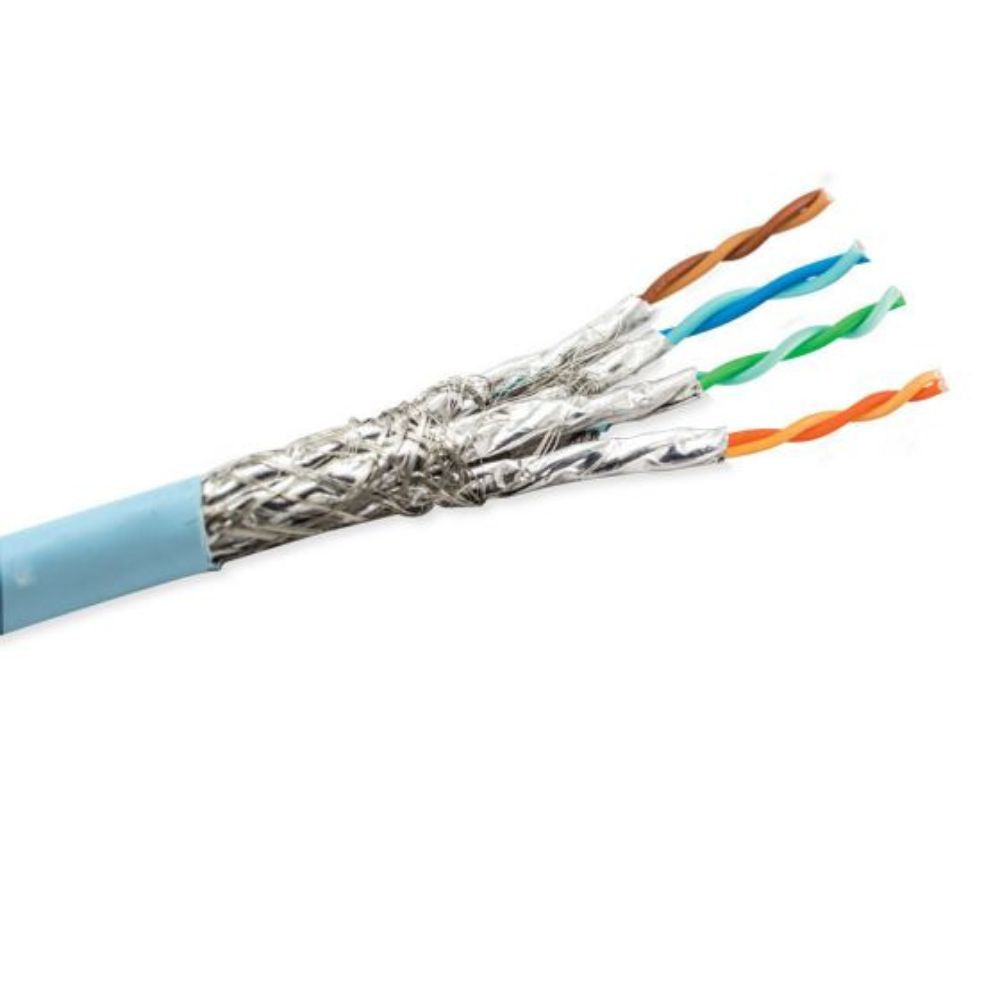 SCP Low Smoked Zero Halogen LAN Cable Blue 1000ft. Spool CAT7A-LSZH-BL