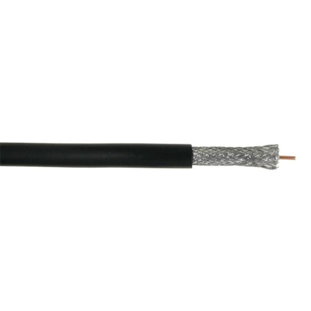 SCP RG11/U Coaxial Cable Black 1000 ft. Spool | All Security Equipment