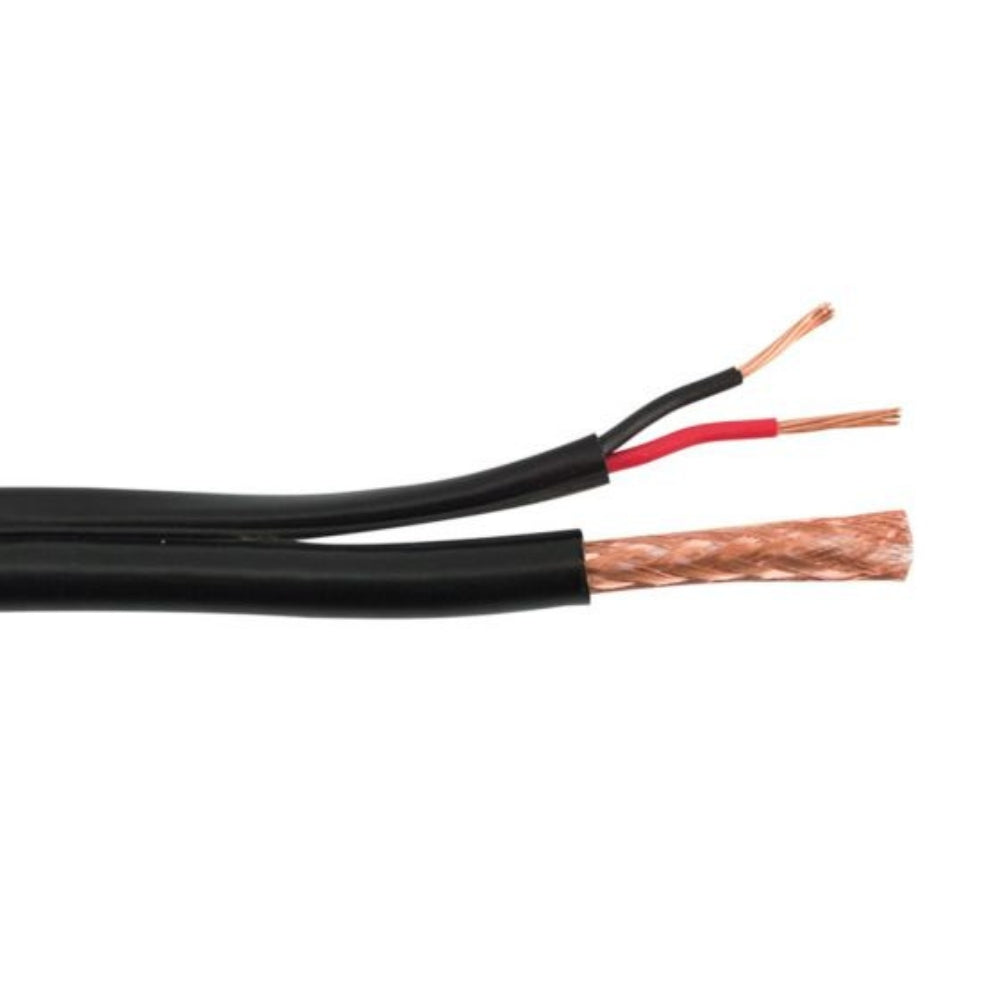 SCP RG59/U Siamese Direct Burial Cable Black 1000ft. Spool RG59/U-S-DB