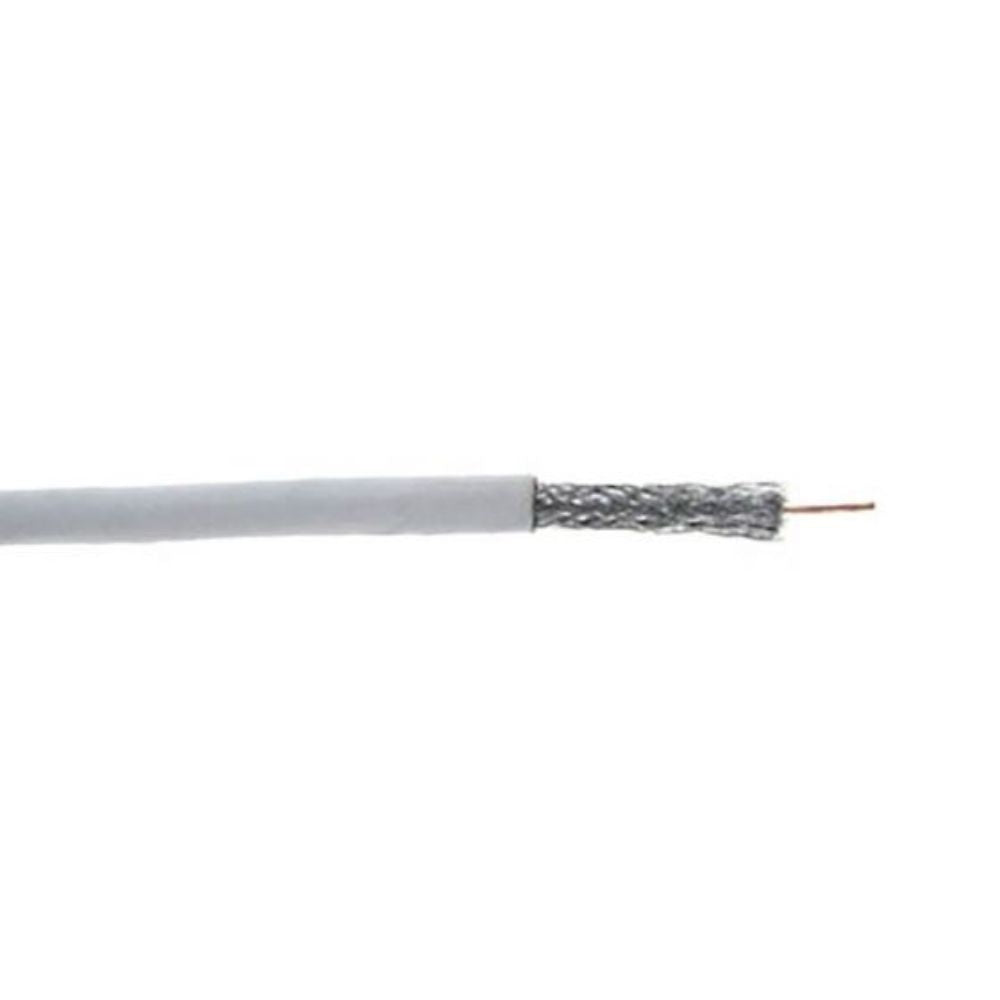 SCP RG6/U Dual Shield Coaxial Cable PVC White 1000 ft. Box RG6/U-BC-WT