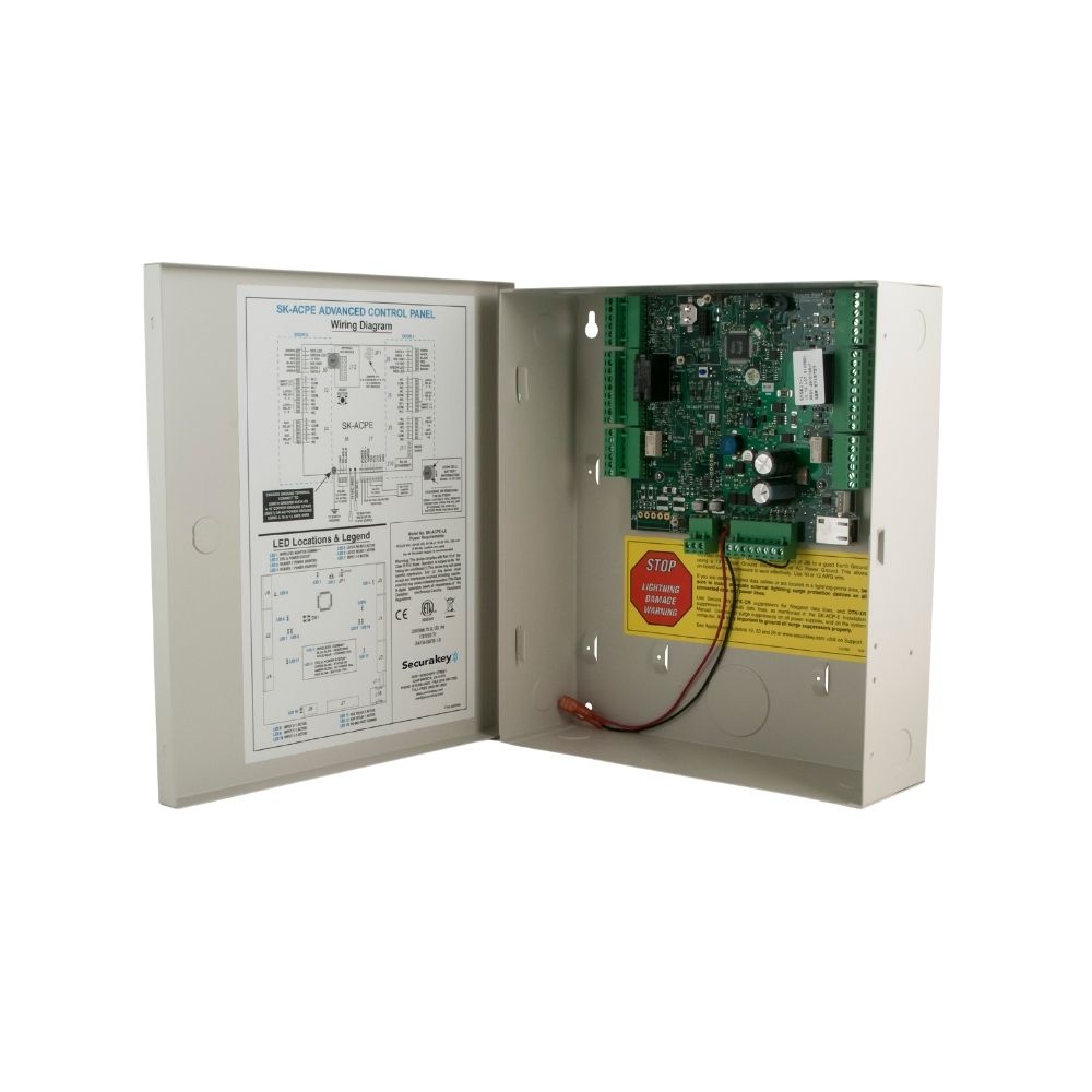 SecuraKey 2-Door Control Panel with Ethernet Enclosure SK-ACPE-LE