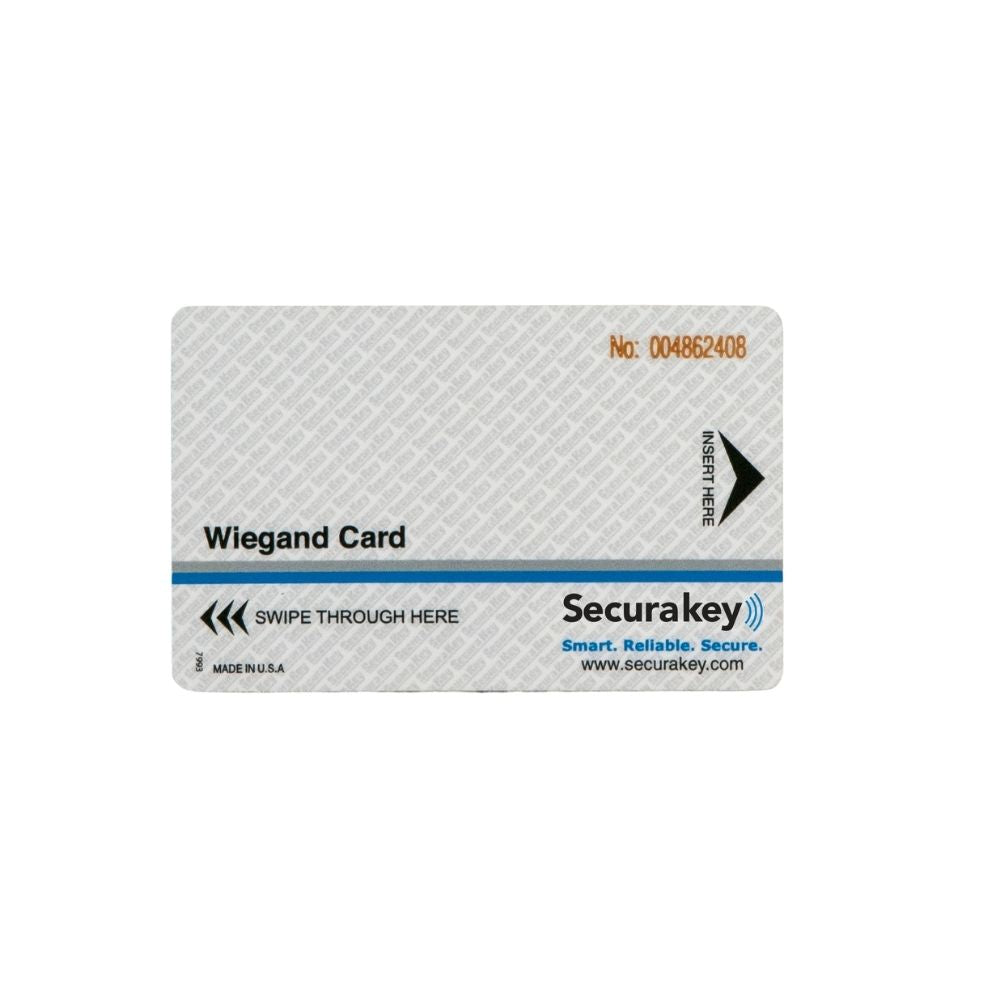 SecuraKey 30-mil Wiegand Card WCCI-10-XXXXXXXX | All Security Equipment