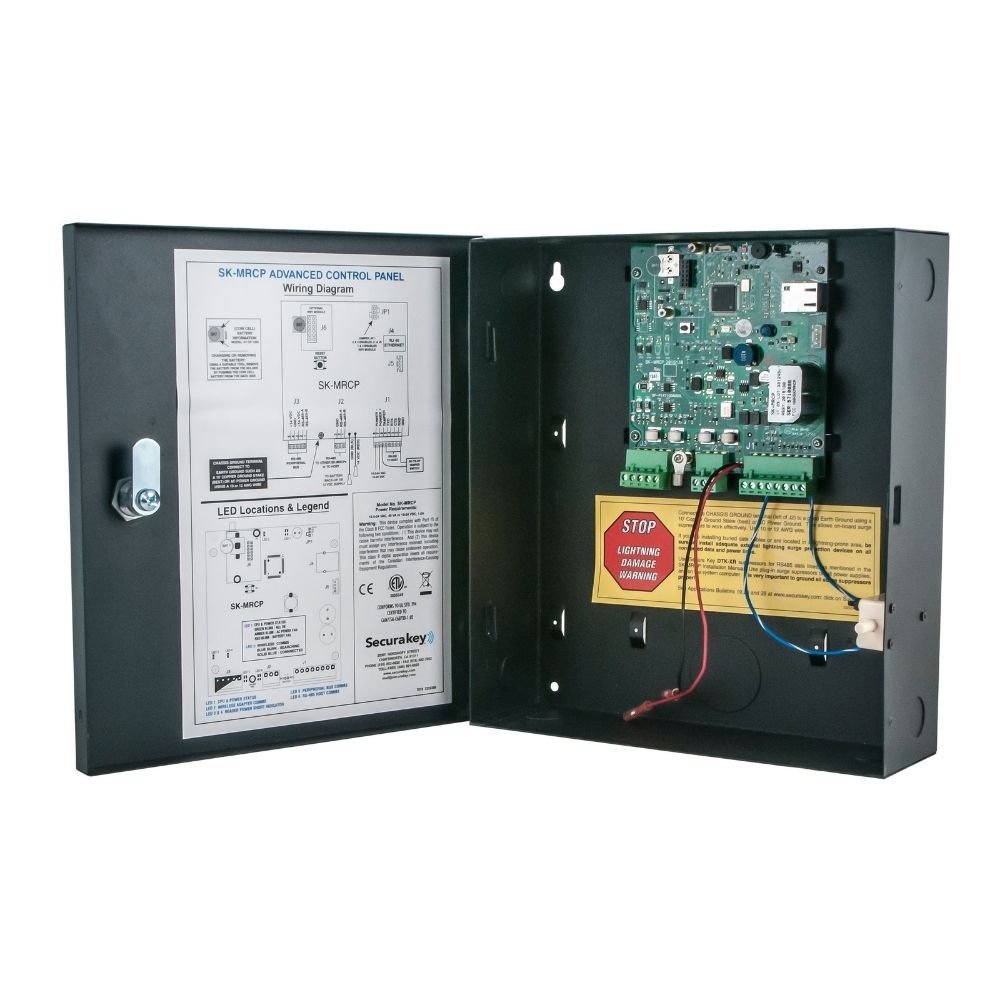 SecuraKey NOVA 16 Multi-Reader Control Panel, 10 x 11 Enclosure with Key and Lock | SKY-SK-MRCP-LE
