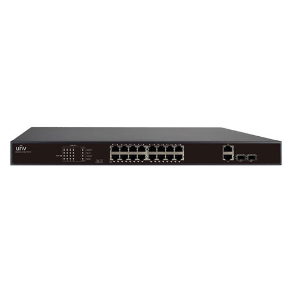 UNV 16PoE+2GC Switch NSW2010-16T2GC-POE-IN | All Security Equipment