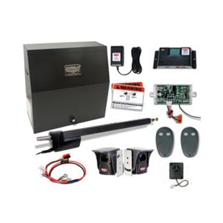 USAutomatic Ranger HD I AC Charged Single Swing Gate Opener Kit 020520 with Metal Enclosure Upgrade